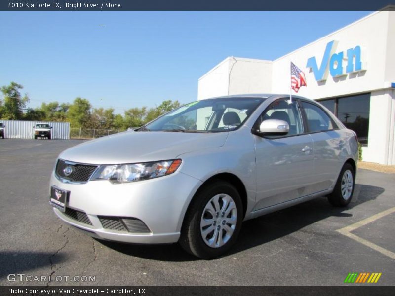 Bright Silver / Stone 2010 Kia Forte EX