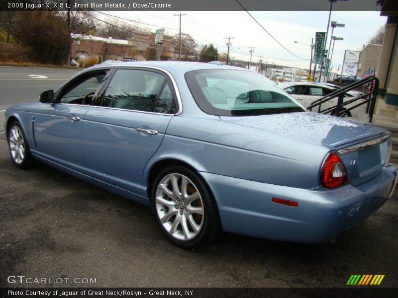 Frost Blue Metallic / Dove/Granite 2008 Jaguar XJ XJ8 L