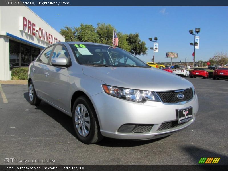 Bright Silver / Stone 2010 Kia Forte EX