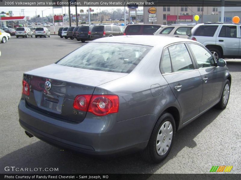 Platinum Grey Metallic / Anthracite Black 2006 Volkswagen Jetta Value Edition Sedan