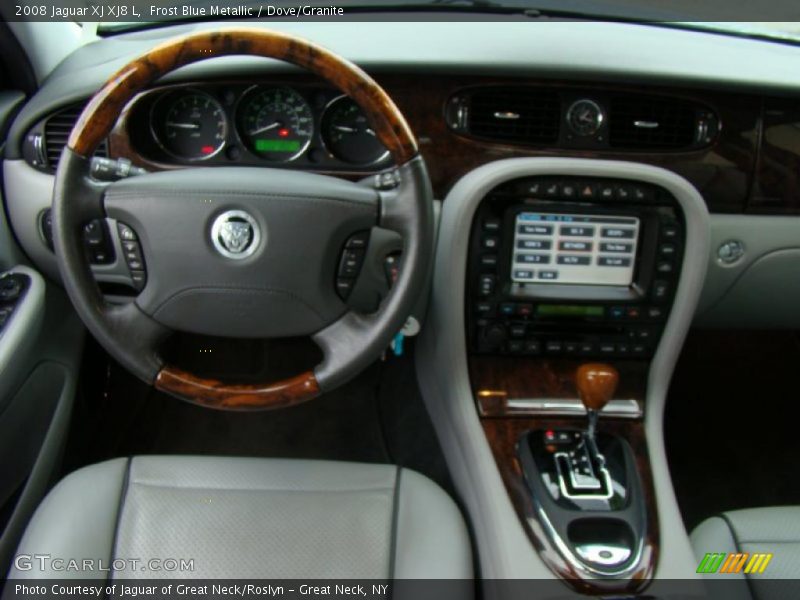 Frost Blue Metallic / Dove/Granite 2008 Jaguar XJ XJ8 L
