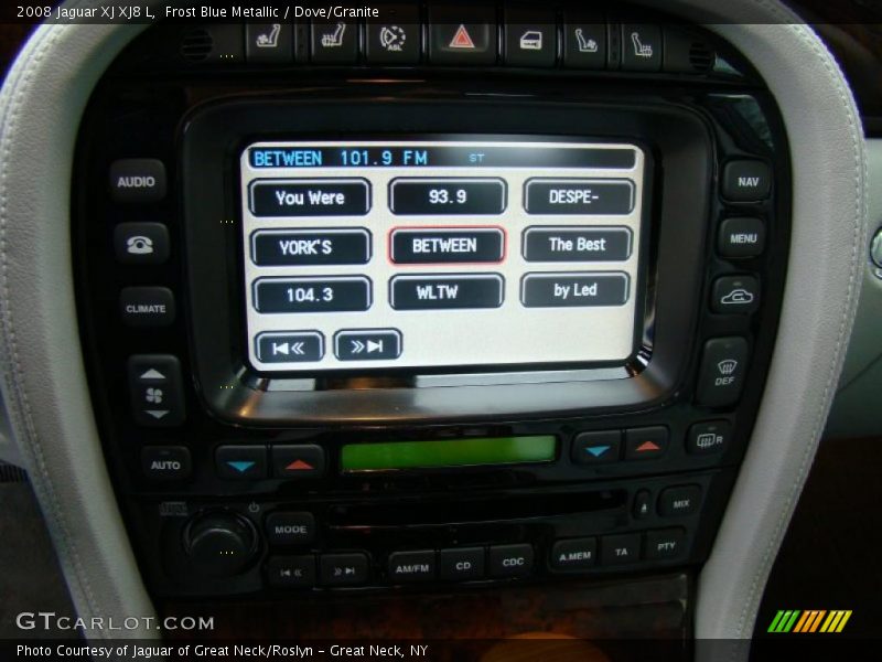 Frost Blue Metallic / Dove/Granite 2008 Jaguar XJ XJ8 L