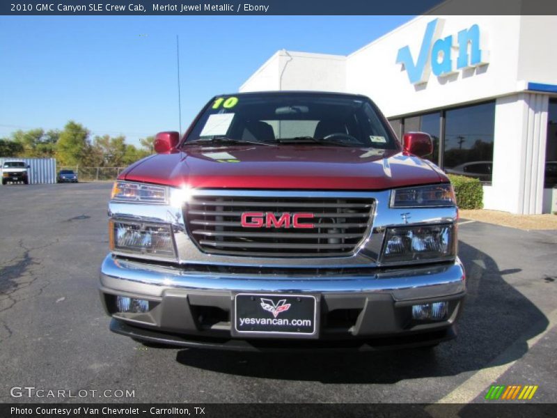 Merlot Jewel Metallic / Ebony 2010 GMC Canyon SLE Crew Cab