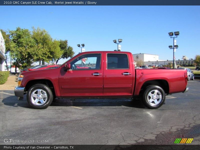  2010 Canyon SLE Crew Cab Merlot Jewel Metallic