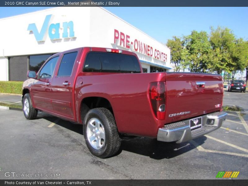 Merlot Jewel Metallic / Ebony 2010 GMC Canyon SLE Crew Cab
