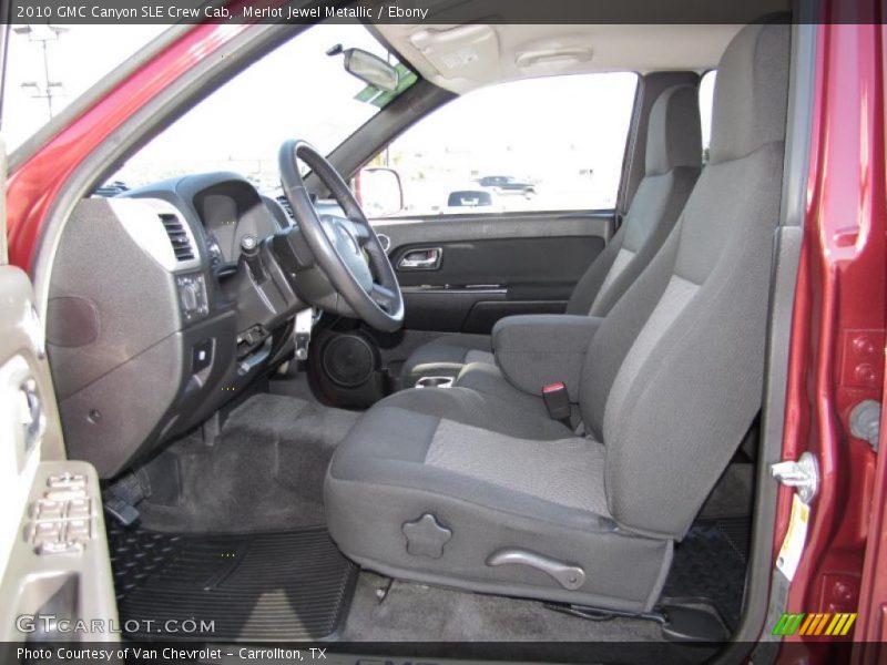  2010 Canyon SLE Crew Cab Ebony Interior