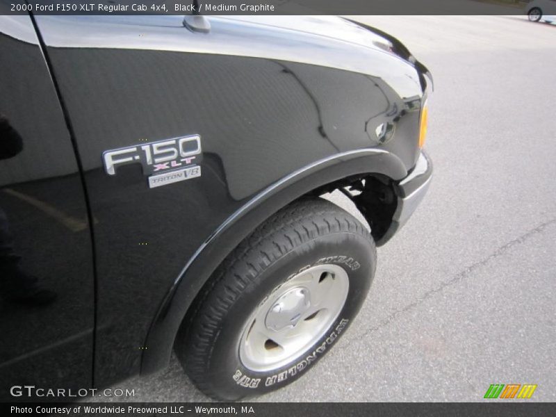 Black / Medium Graphite 2000 Ford F150 XLT Regular Cab 4x4