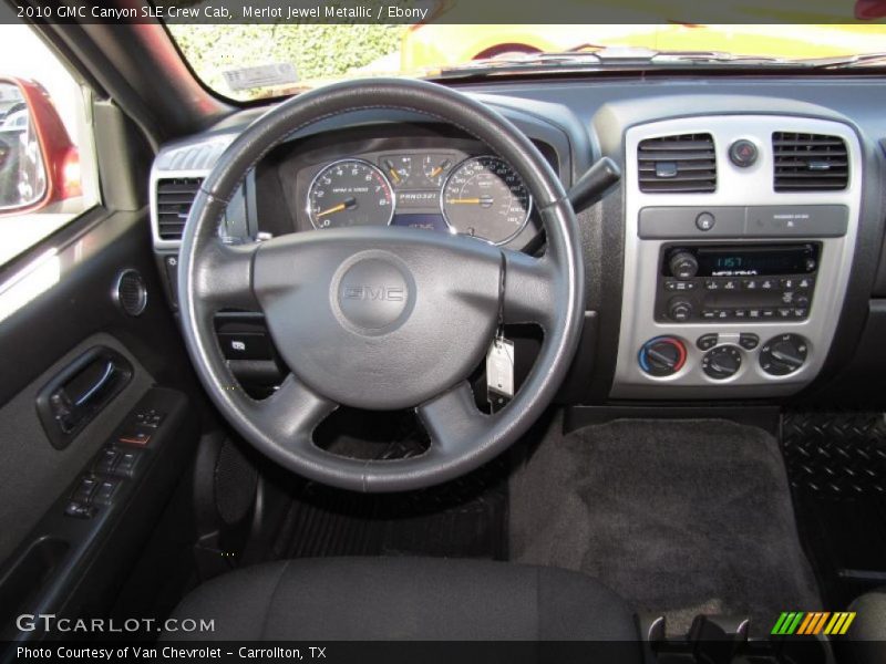 Merlot Jewel Metallic / Ebony 2010 GMC Canyon SLE Crew Cab