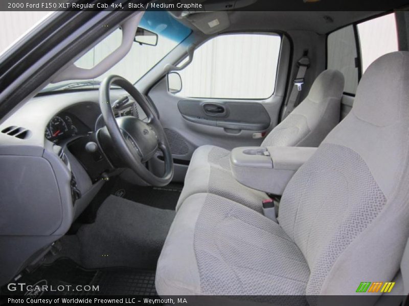  2000 F150 XLT Regular Cab 4x4 Medium Graphite Interior