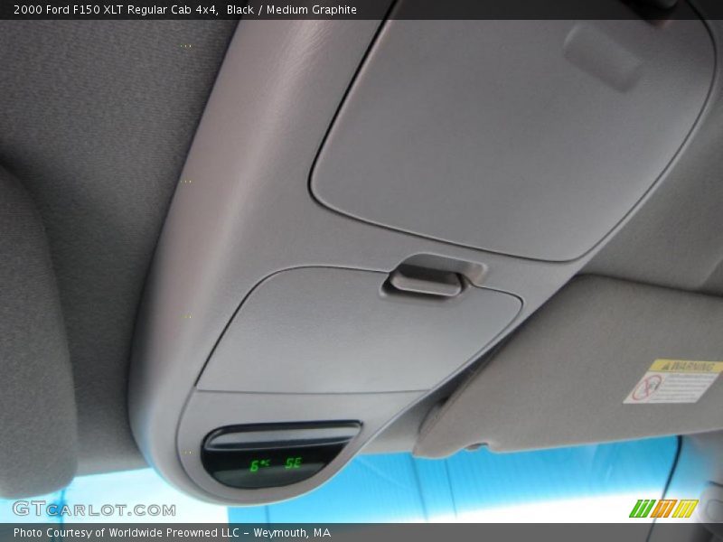 Black / Medium Graphite 2000 Ford F150 XLT Regular Cab 4x4