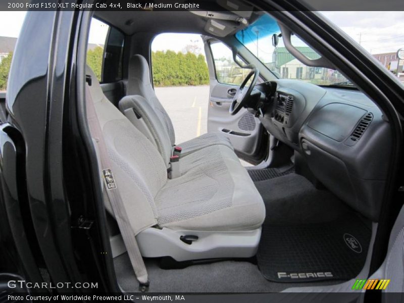  2000 F150 XLT Regular Cab 4x4 Medium Graphite Interior