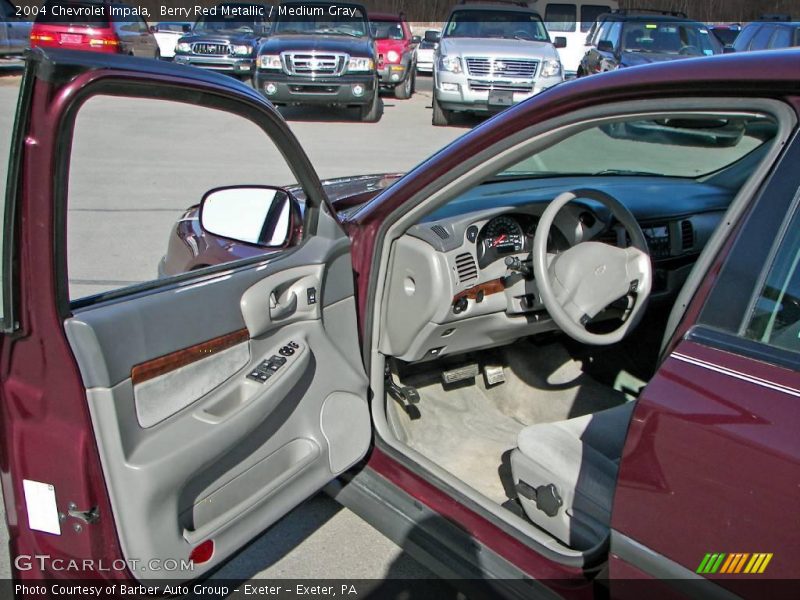 Berry Red Metallic / Medium Gray 2004 Chevrolet Impala