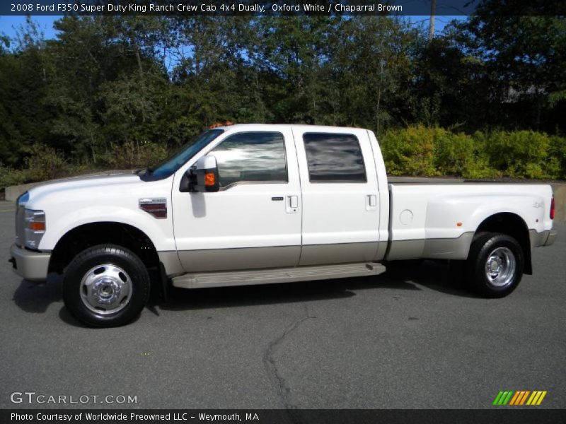  2008 F350 Super Duty King Ranch Crew Cab 4x4 Dually Oxford White