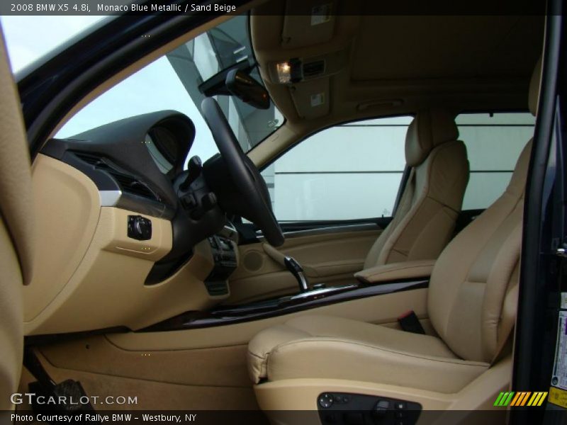 Monaco Blue Metallic / Sand Beige 2008 BMW X5 4.8i