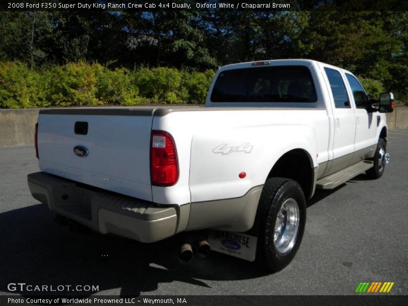  2008 F350 Super Duty King Ranch Crew Cab 4x4 Dually Oxford White