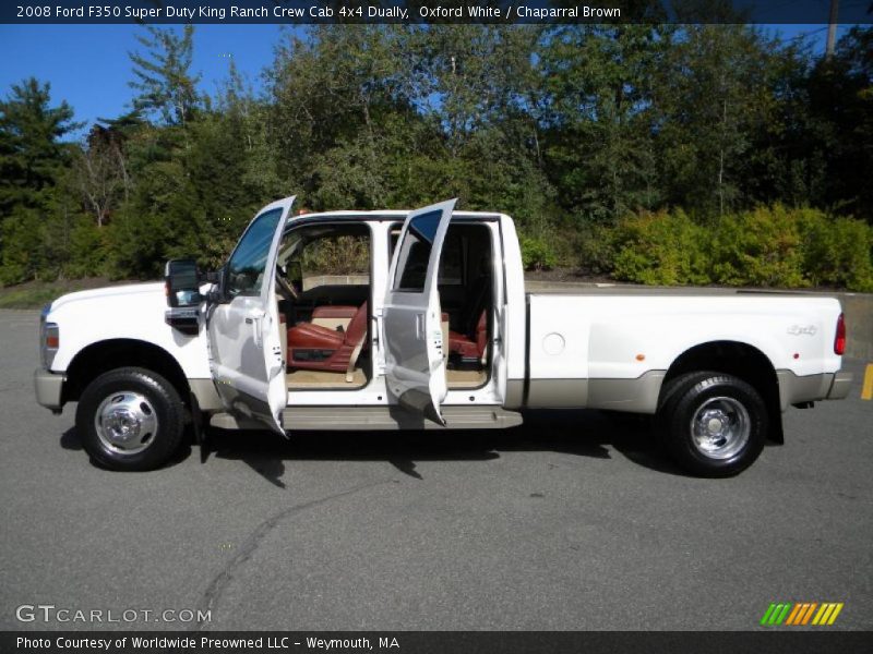  2008 F350 Super Duty King Ranch Crew Cab 4x4 Dually Oxford White