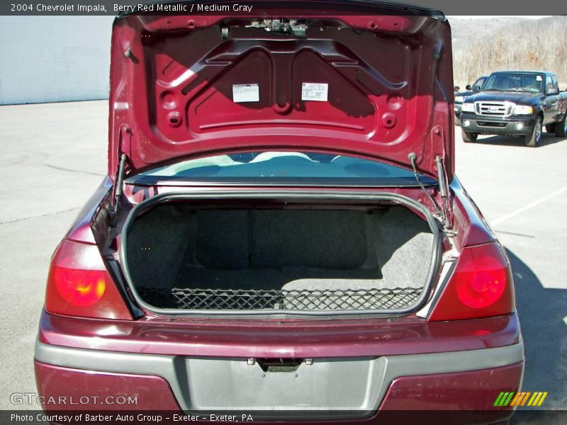 Berry Red Metallic / Medium Gray 2004 Chevrolet Impala