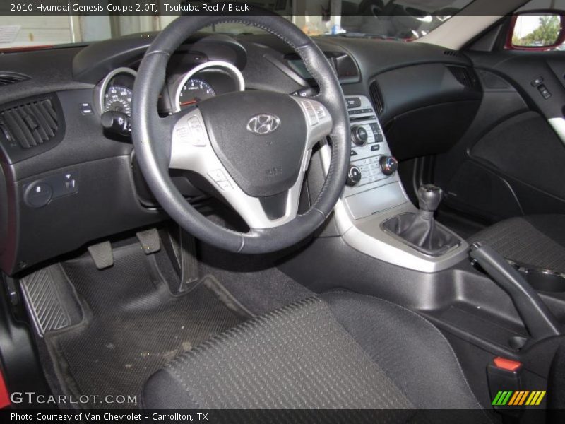  2010 Genesis Coupe 2.0T Black Interior