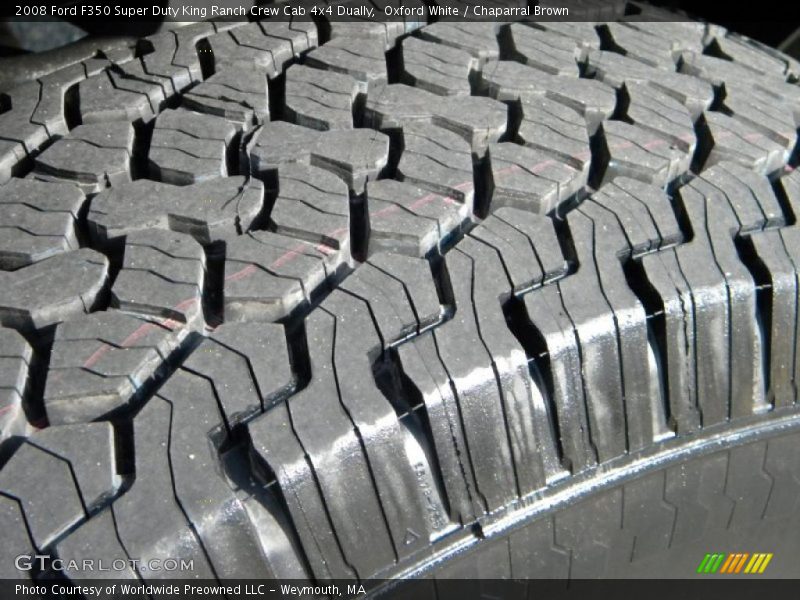 Oxford White / Chaparral Brown 2008 Ford F350 Super Duty King Ranch Crew Cab 4x4 Dually