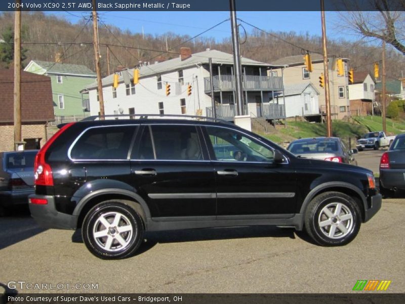 Black Sapphire Metallic / Taupe 2004 Volvo XC90 2.5T AWD