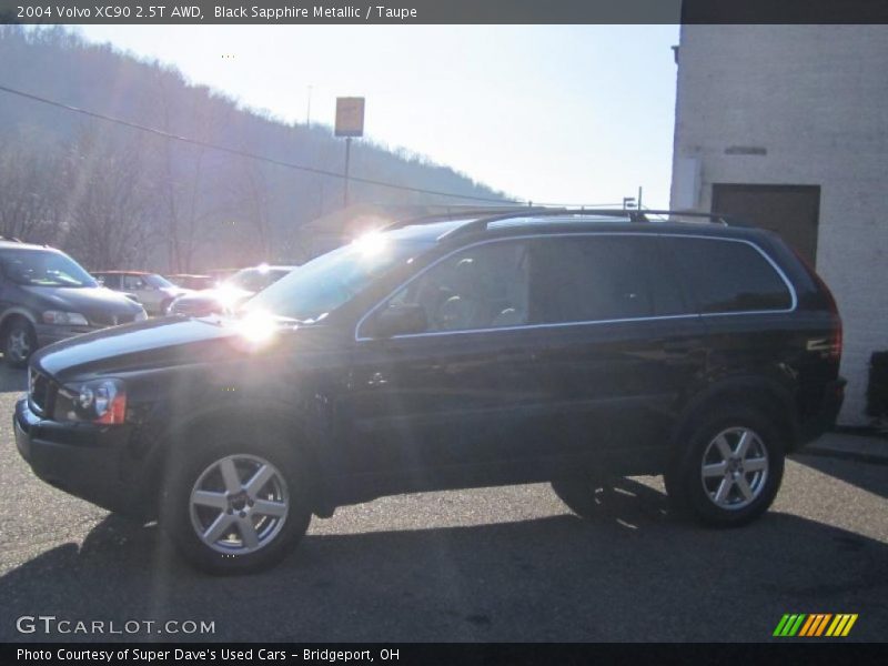 Black Sapphire Metallic / Taupe 2004 Volvo XC90 2.5T AWD