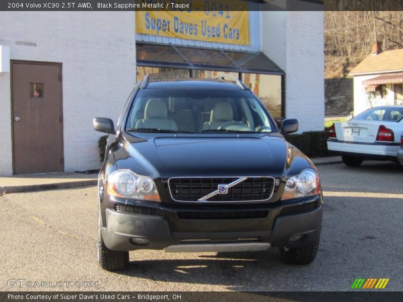 Black Sapphire Metallic / Taupe 2004 Volvo XC90 2.5T AWD
