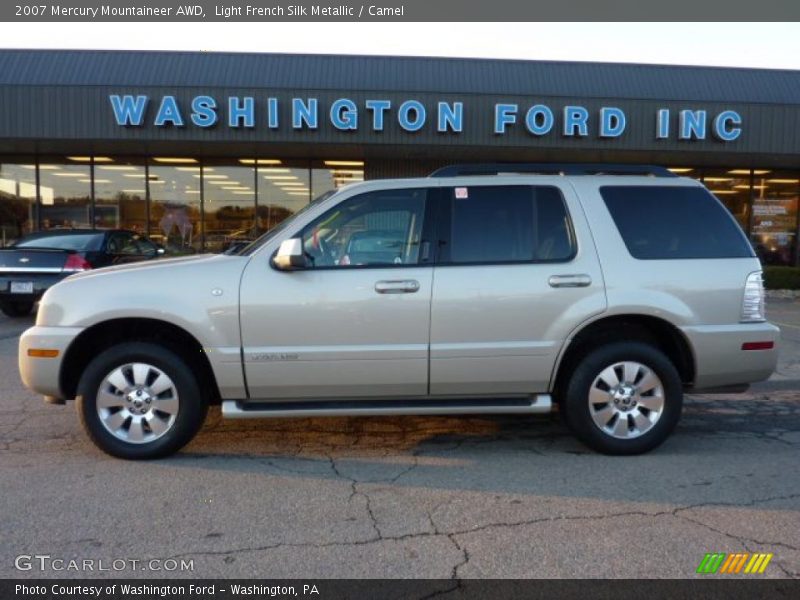 Light French Silk Metallic / Camel 2007 Mercury Mountaineer AWD