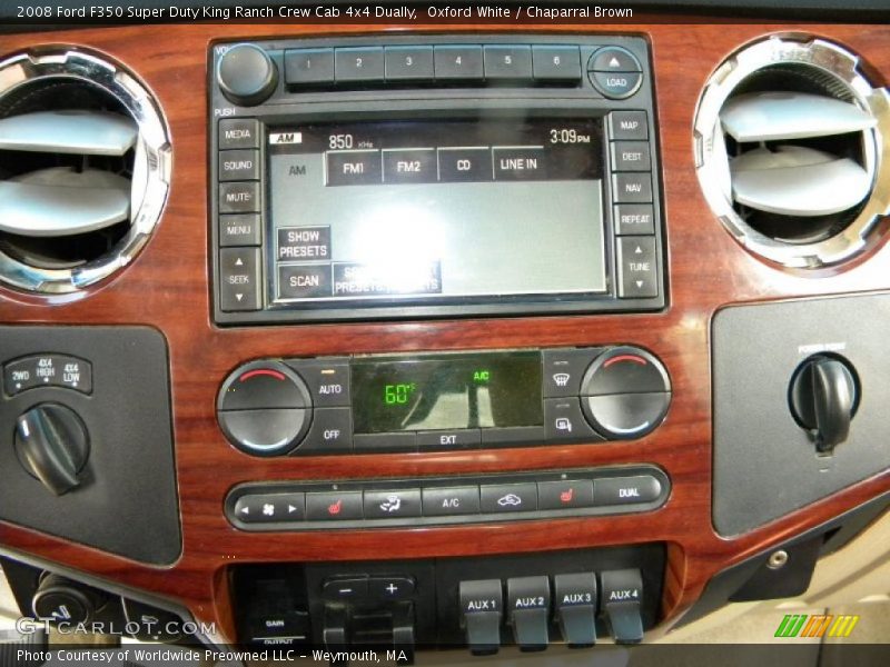 Oxford White / Chaparral Brown 2008 Ford F350 Super Duty King Ranch Crew Cab 4x4 Dually