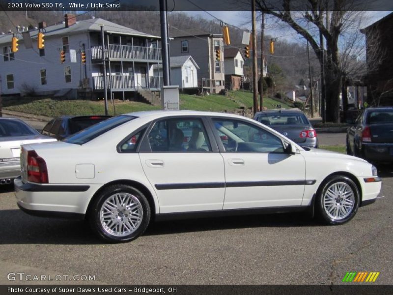 White / Light Sand 2001 Volvo S80 T6