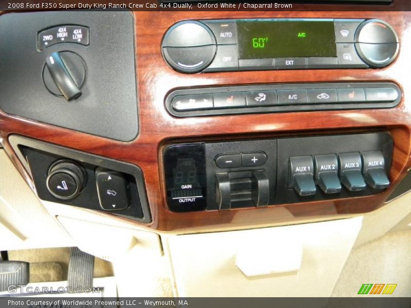 Oxford White / Chaparral Brown 2008 Ford F350 Super Duty King Ranch Crew Cab 4x4 Dually