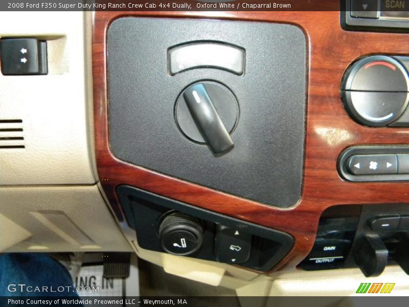 Oxford White / Chaparral Brown 2008 Ford F350 Super Duty King Ranch Crew Cab 4x4 Dually