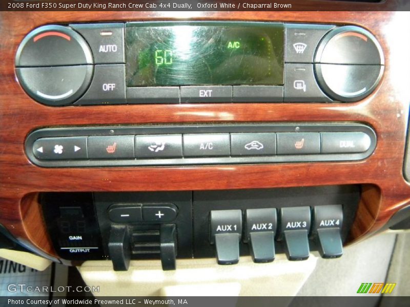 Oxford White / Chaparral Brown 2008 Ford F350 Super Duty King Ranch Crew Cab 4x4 Dually