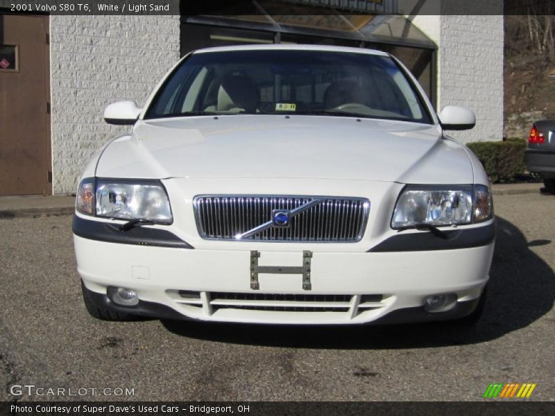 White / Light Sand 2001 Volvo S80 T6