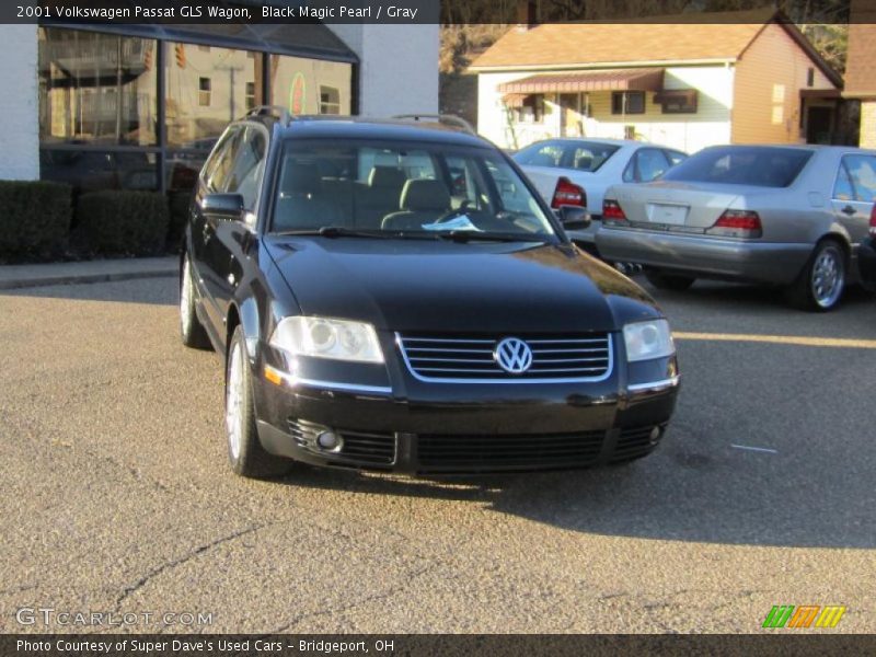 Black Magic Pearl / Gray 2001 Volkswagen Passat GLS Wagon