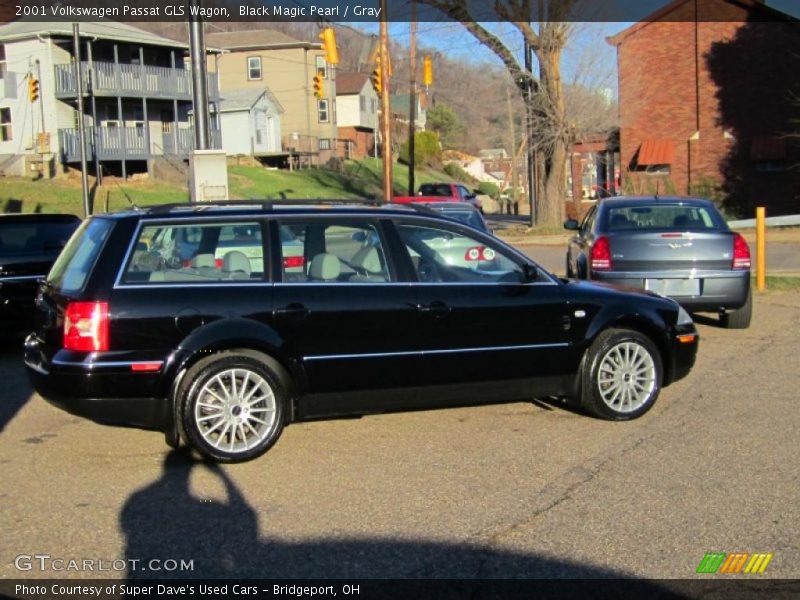 Black Magic Pearl / Gray 2001 Volkswagen Passat GLS Wagon