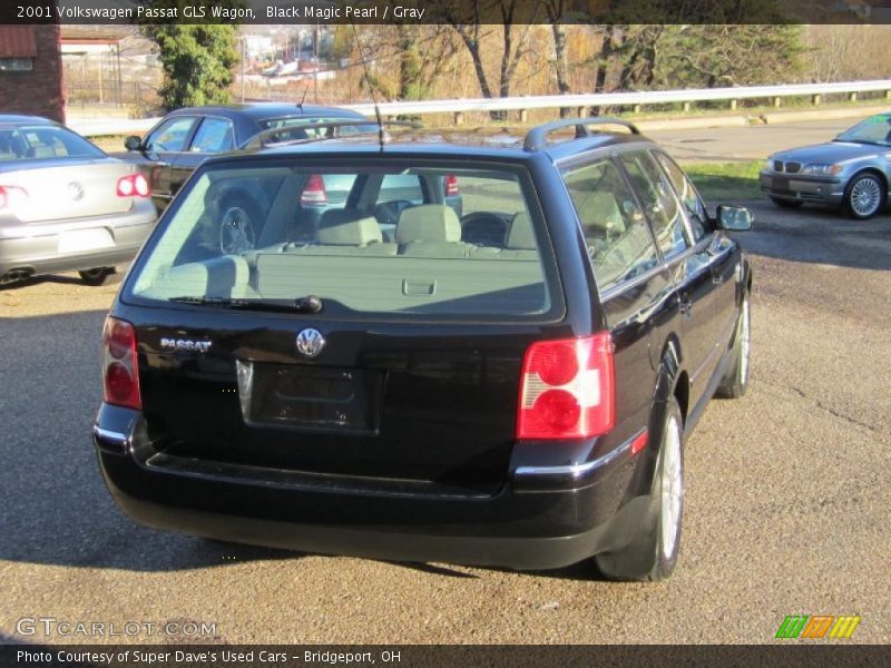 Black Magic Pearl / Gray 2001 Volkswagen Passat GLS Wagon