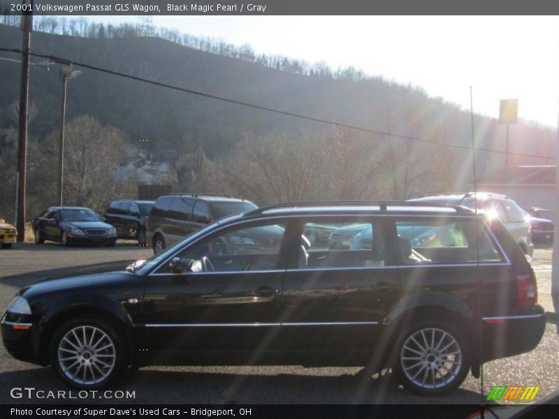 Black Magic Pearl / Gray 2001 Volkswagen Passat GLS Wagon