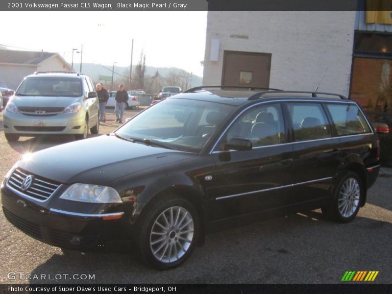 Black Magic Pearl / Gray 2001 Volkswagen Passat GLS Wagon