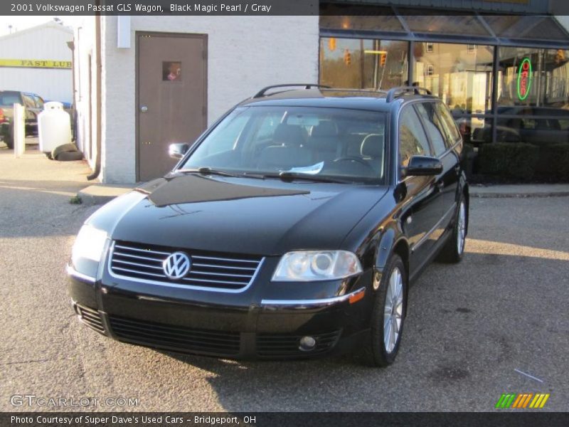 Black Magic Pearl / Gray 2001 Volkswagen Passat GLS Wagon