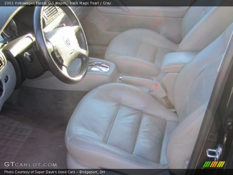 Black Magic Pearl / Gray 2001 Volkswagen Passat GLS Wagon