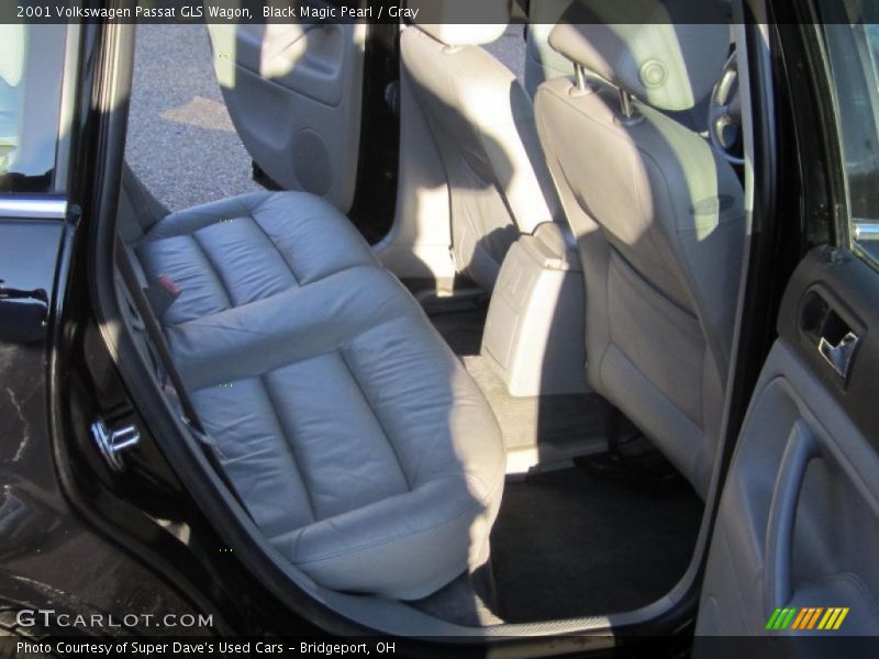 Black Magic Pearl / Gray 2001 Volkswagen Passat GLS Wagon