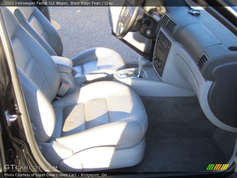Black Magic Pearl / Gray 2001 Volkswagen Passat GLS Wagon