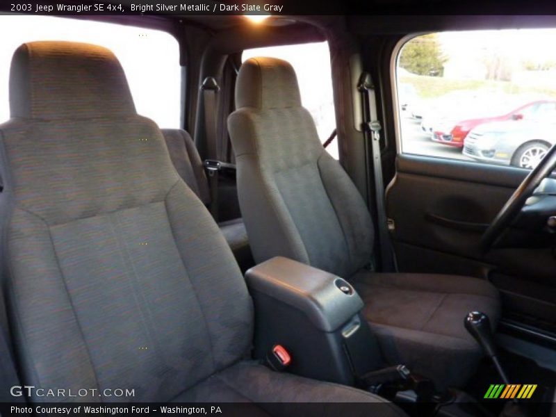 Bright Silver Metallic / Dark Slate Gray 2003 Jeep Wrangler SE 4x4