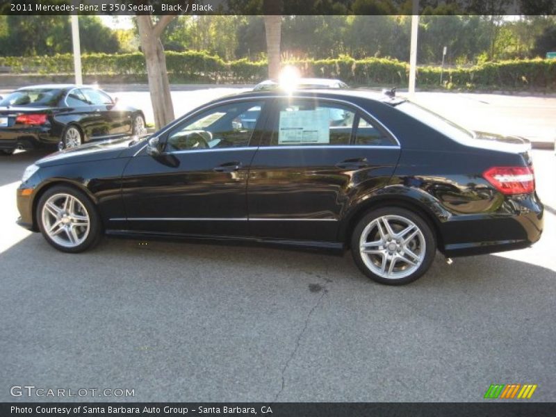 Black / Black 2011 Mercedes-Benz E 350 Sedan