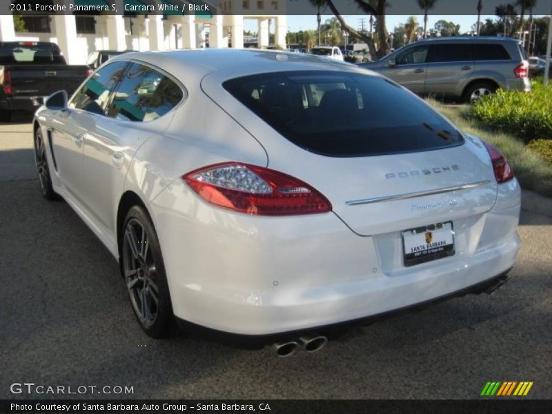 Carrara White / Black 2011 Porsche Panamera S