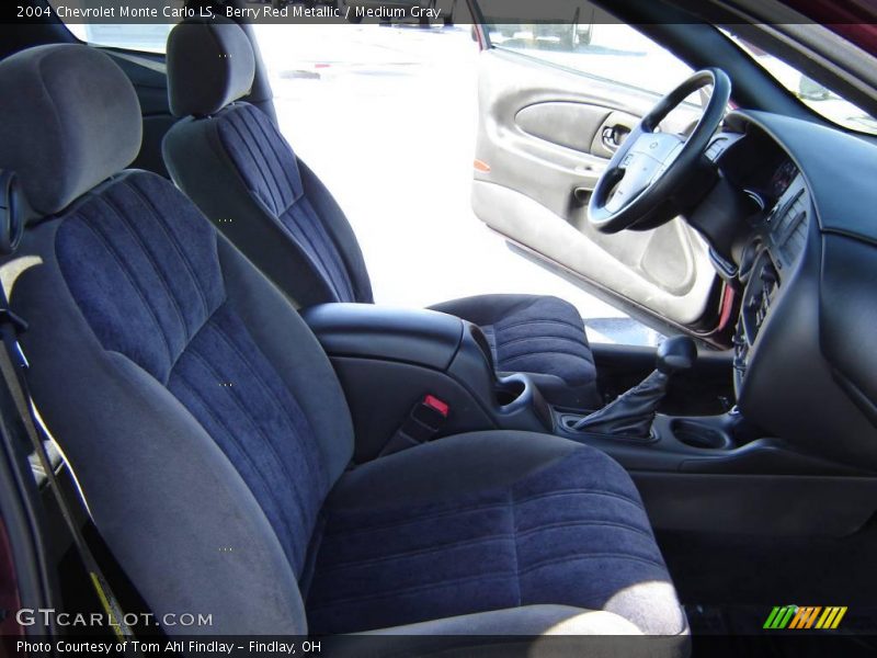 Berry Red Metallic / Medium Gray 2004 Chevrolet Monte Carlo LS