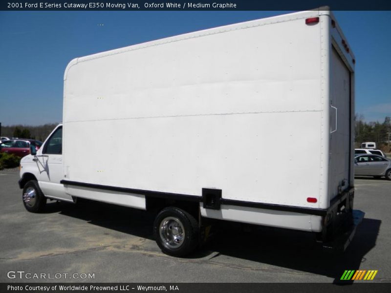 Oxford White / Medium Graphite 2001 Ford E Series Cutaway E350 Moving Van