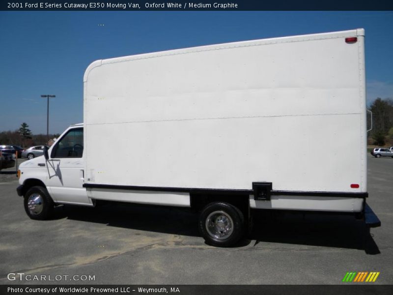 Oxford White / Medium Graphite 2001 Ford E Series Cutaway E350 Moving Van