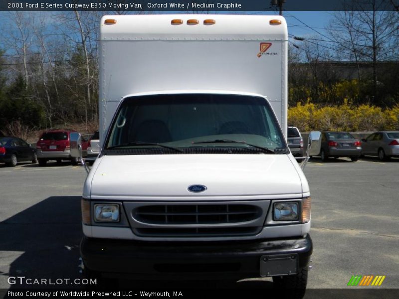 Oxford White / Medium Graphite 2001 Ford E Series Cutaway E350 Moving Van