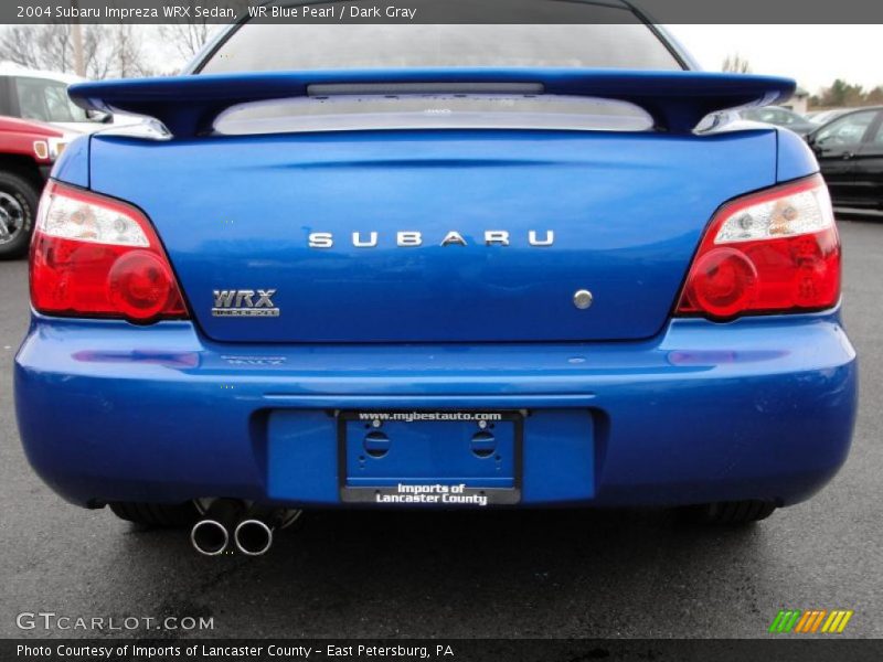 WR Blue Pearl / Dark Gray 2004 Subaru Impreza WRX Sedan